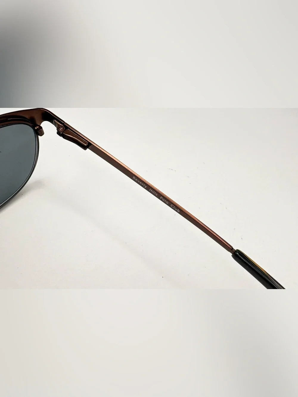 Beverly Hills Polo Club BHPC48 Brown Oval Metal Sunglasses Frames Only
